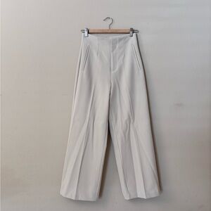 Khaki Zara Wide Leg Pants